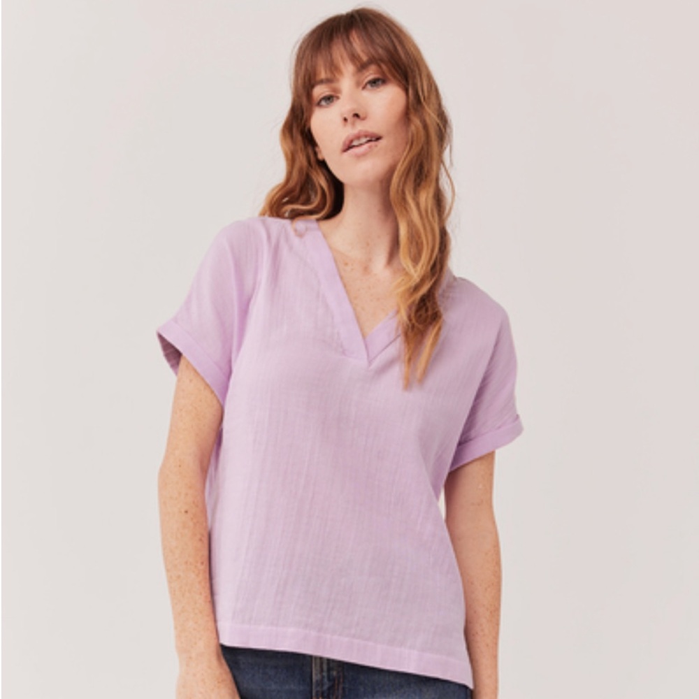 Pact The Coastal Daily Top in English Lavender